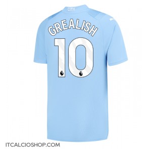 Manchester City Jack Grealish #10 Prima Maglia 2023-24 Manica Corta